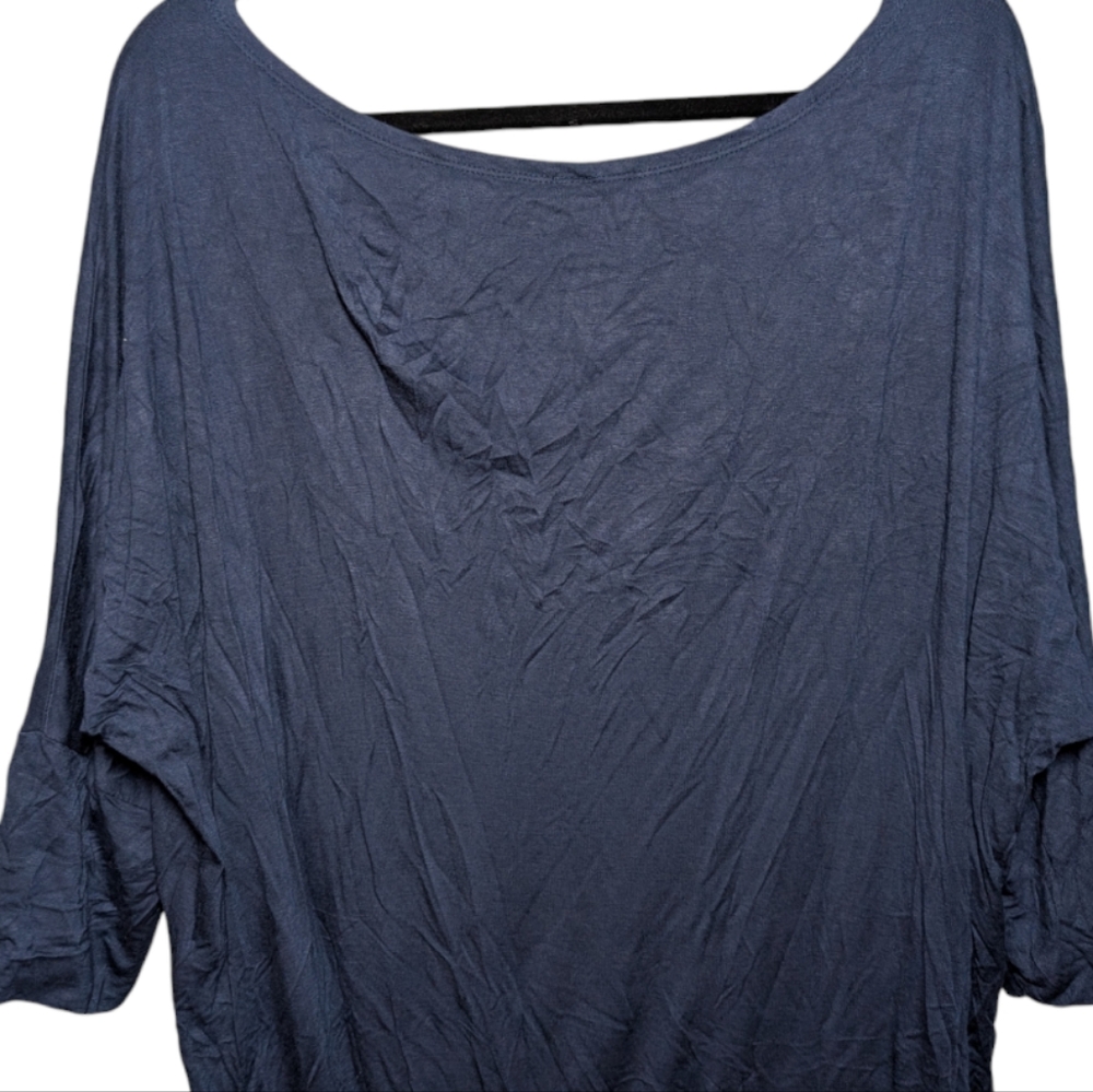 Simlu Women’s Blue Dolman Sleeve Top Size XL 💙 - Picture 8 of 10